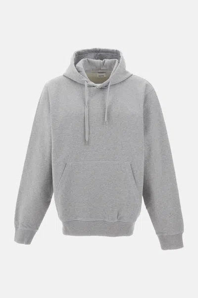 Arte Antwerp Logo-print Drawstring Hoodie In Gray
