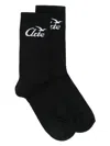 Arte Antwerp Chaussettes Mi-hautes En Coton In Black