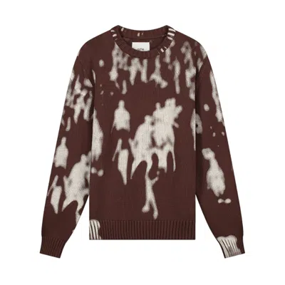 Arte Antwerp Knife  People Knit Sweater In Brown