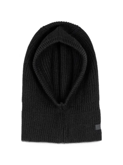 Arte Antwerp Knitted Balaclava In 블랙