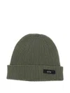 Arte Antwerp Ribbed-knit Beanie In Green