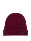 Arte Antwerp Ribbed-knit Beanie Hat In Pink