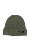 Arte Antwerp Ribbed-knit Beanie In Green