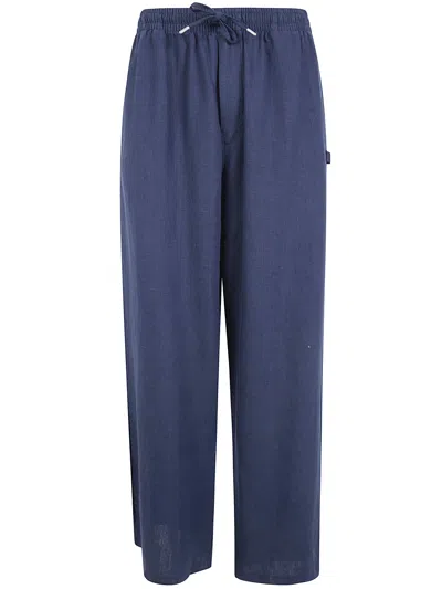 Arte Antwerp Linen Pants In Blue
