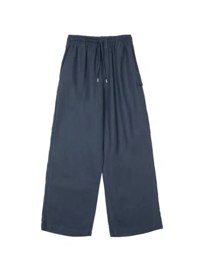 Arte Antwerp Linen Pants In Blue