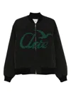 Arte Antwerp Logo Bird Bomber Jacket In Black
