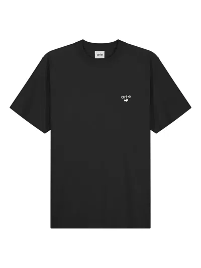 Arte Antwerp Logo Crew-neck T-shirt In Black