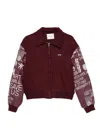 Arte Antwerp Logo-detail Jacket In Red