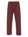 Arte Antwerp Logo-embroidered Track Pants In Brown