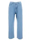 Arte Antwerp Logo Patch-pocket Jeans In Multi
