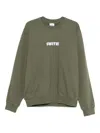 Arte Antwerp Logo-print Sweatshirt In Green