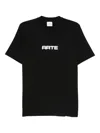 Arte Antwerp Logo-print T-shirt In Black