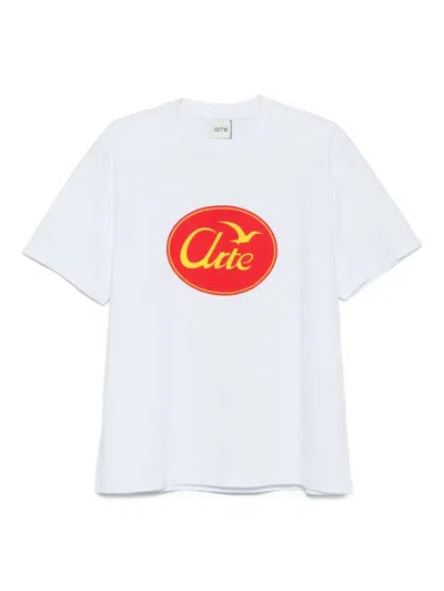 Arte Antwerp Logo-print T-shirt In White
