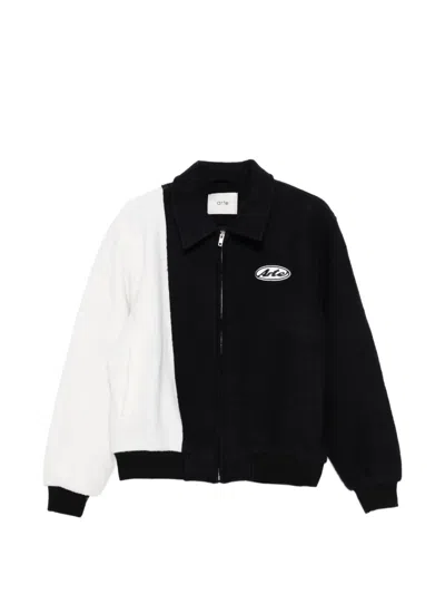 Arte Antwerp Logo Varsity Bomber Jacket In Black