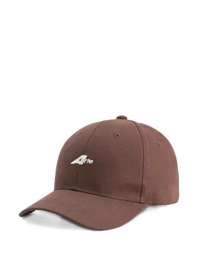 Arte Antwerp Logo-embroidered Cap In Brown