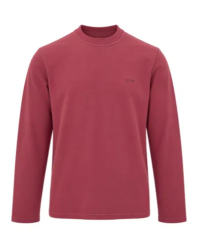 Arte Antwerp Stencil Sunfade Long-sleeve T-shirt In Brown