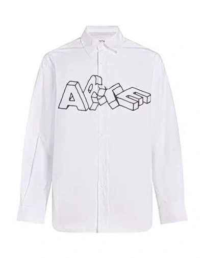 Arte Antwerp Man Shirt White Size L Cotton In Multi