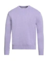 Arte Antwerp Man Sweater Lilac Size L Cotton In Purple