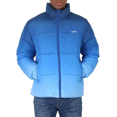 Arte Antwerp Men's Blue Joey Regular-fit Degrade Puffer Jacket