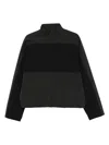 Arte Antwerp Panelled Zip-up Jacket In Black