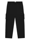 Arte Antwerp Patch-pocket Cargo Trousers In Black