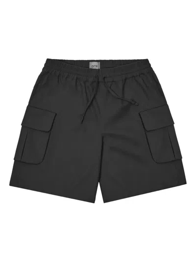 Arte Antwerp Pocket Drawstring-fastening Shorts In Black