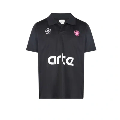 Arte Antwerp Polo Shirt With Logo In Black