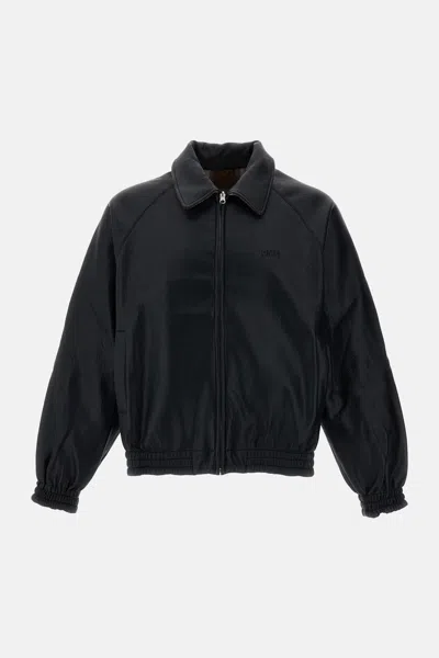 Arte Antwerp Logo-embroidered Reversible Jacket In Black