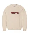 Arte Antwerp Round-neck Sweater In White