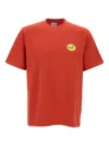 Arte Antwerp Small Circled Bird Logo T-shirt By  In Red