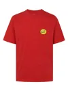 Arte Antwerp Small Circled Bird Logo T-shirt By  In Red