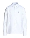 Arte Antwerp Stockton Heart Patch Man Shirt White Size Xl Cotton In White