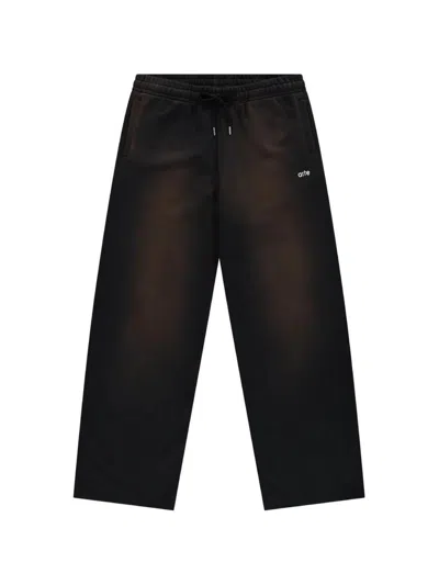 Arte Antwerp Sunfade Cotton Sweatpants In Black