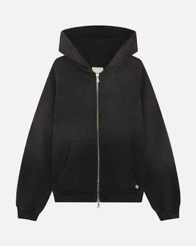 Arte Antwerp Sunfade Zip Sweatshirt In Black