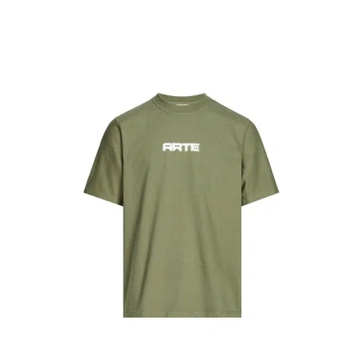 Arte Antwerp T-shirt Col Rond En Coton In Green