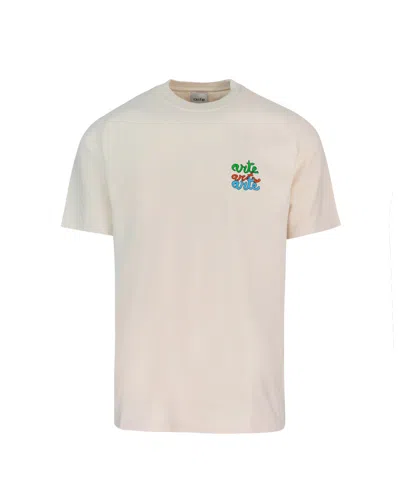Arte Antwerp T-shirt Logo 3x In Cream
