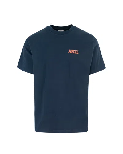 Arte Antwerp T Shirt Mural Print Blue