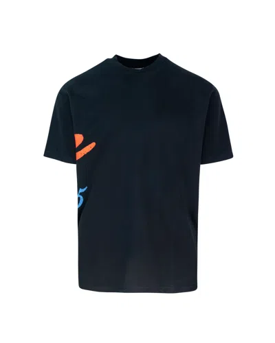 Arte Antwerp T-shirt Side Print Black
