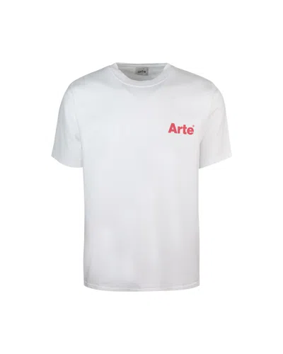 Arte Antwerp T-shirt Teo Back Heart Bianca In White