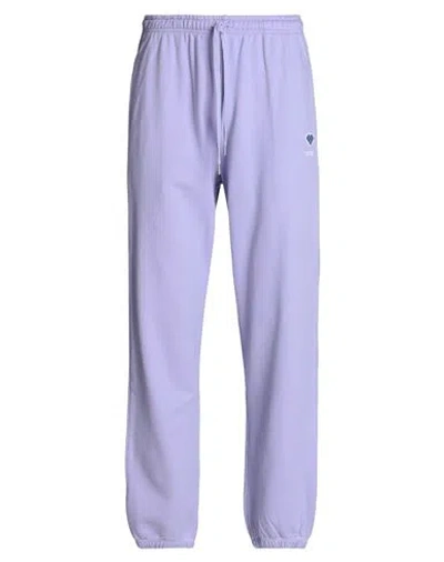 Arte Antwerp Tristian Heart Patch Man Pants Light Purple Size S Cotton