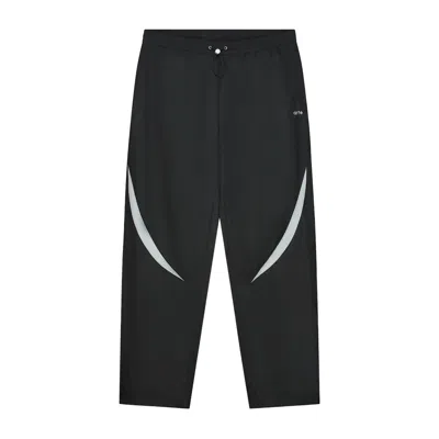 Arte Antwerp Trousers  Two-tone Tracksuit Pants In Black