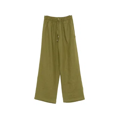 Arte Antwerp Drawstring Elasticated-waistband Trousers In Green