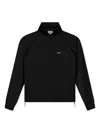 Arte Antwerp Zip-up Sweatshirt In Black
