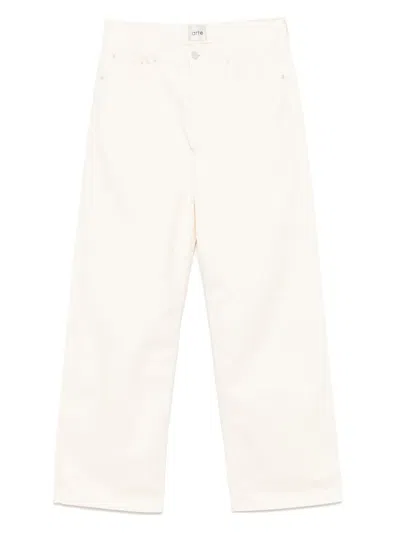 Arte Back Bird Jeans In Beige