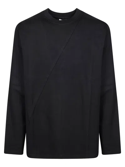Arte Back Circle Logo Longsleeve For Men In Nero