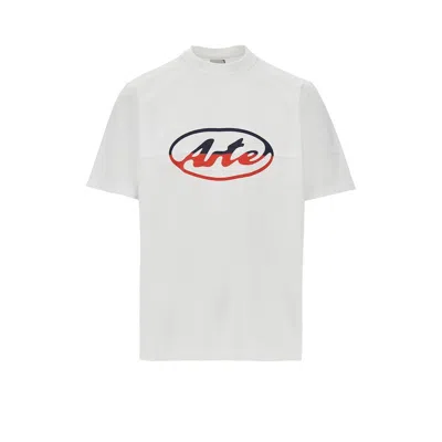 Arte 'back Poster' Print T-shirt In White
