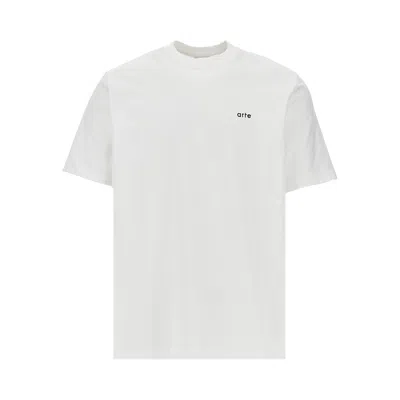 Arte 'back Poster' Print T-shirt In White