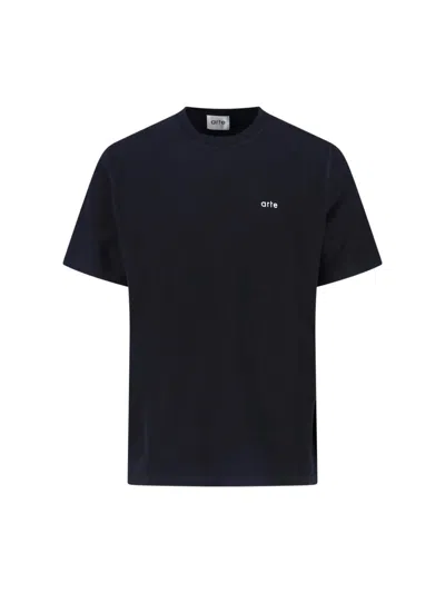 Arte 'back Poster' T-shirt In Black