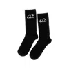 Arte 'bird' Logo Socks In Black
