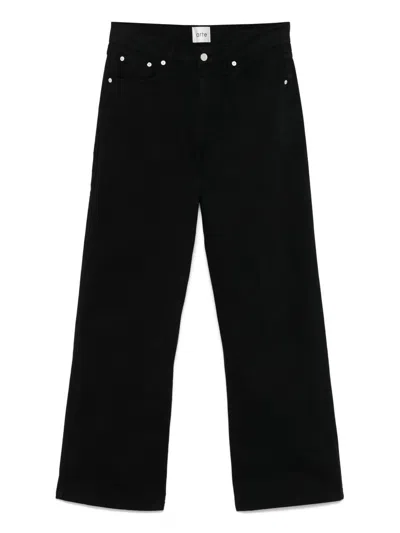 Arte Bird Pocket Pants Clothing In Black